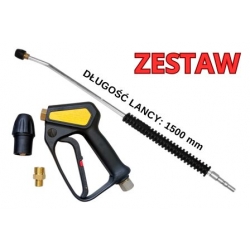 ZESTAW!!! LANCA 200 cm Z SZYBKOZŁĄCZKĄ + PISOTLET ST-2300 SUTTNER + ZŁĄCZKA I DYSZA